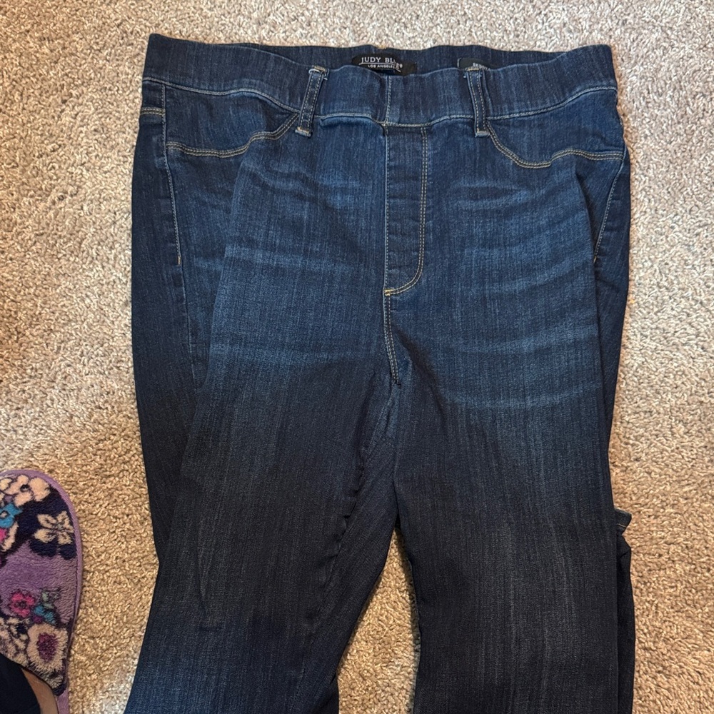 Judy Blue Women's Dark Blue Straight Leg Jeans